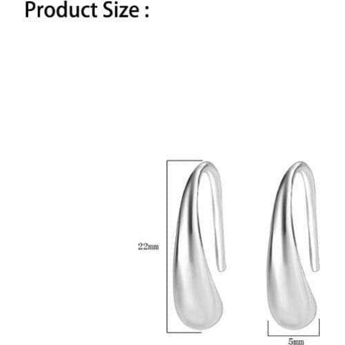 925 Sterling Silver Water Droplets Drop Earrings For Women Teardrop/Raindrop/Water drop Dangle Earrings Drop Ear Hook Earrings