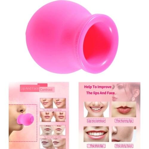 Women Fashion Lip Pump Natural Smooth Lips Plumper Enhancer Beauty Tool Women Full Lip Plumper Enhancer Lips Silicone Pout Tools
