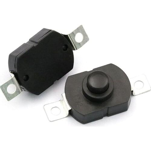 10PCS push button Switch 1712KD 30V 1A flashlight switch LOCK 17*12*9.5mm Table lamp switch flashlight button switch ON-OFF