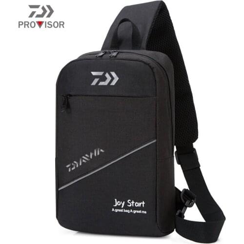 2020 Daiwa Fishing Mens Chest Bag Outdoor Leisure Bag Multifunctional Cycling Satchel Korean Fashion Fishing Shoulder Bag