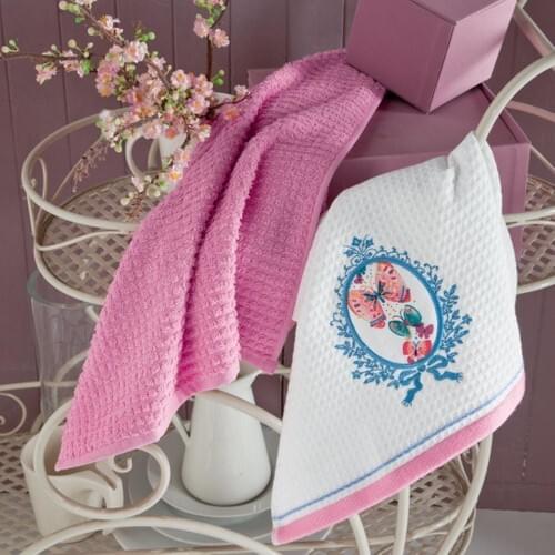 Aryıldız Home Butterfly Cotton 4'lü Kitchen Towel 40 X60