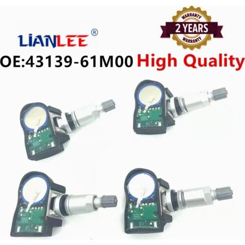 4PCS Tire Pressure Sensor For Suzuki Vitara SX4 S-cross Ignis Baleno Swift Jimmy 43139-61M00 4313961M00 43130-61M00 4313061M00