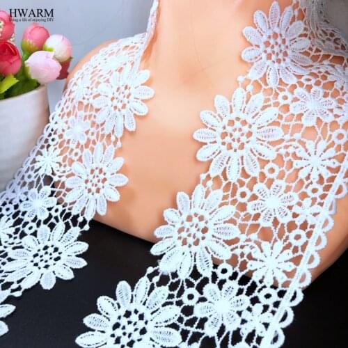 5yard lace fabric ribbon 7.9cm High Quality arts craft sewing trim wedding dress accessories DIY women skirt decoration for home