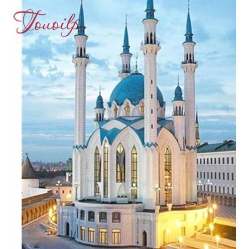 Diamond painting Kul Sharif Mosque square&round diamond embroidery ssale cross-stitch christmas decorations for home
