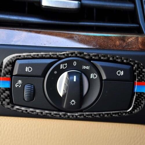 For BMW Old X5 Headlamp Switch Frame - Solid Color 2008-2013x5x6 Special Modification E70 E71 Old 5 Series E60 (08-10)