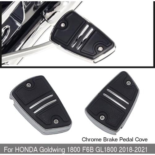 For HONDA Goldwing 1800 F6B GL1800 Brake pedal extension 2018-2021Motorcycle Accessories Chrome Brake Pedal Cover