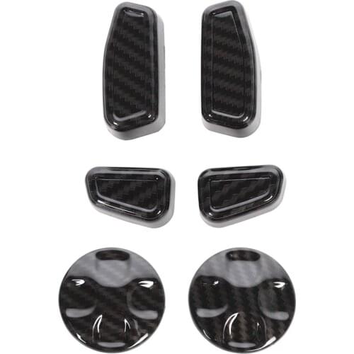 For Jeep Grand Cherokee 2011-2020 Seat Adjustment Button Switch Cover Trim for Jeep Cherokee 2014-2020 Accessories, 6PCS