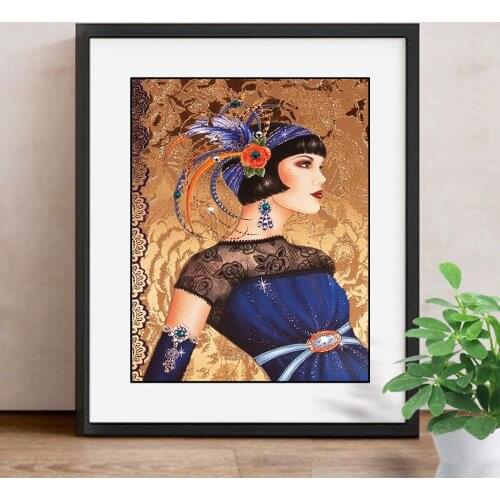 Painting With Diamonds 5d Diamond Embroidery Beauty Diamond Painting Sets Full Square Mosaic Picture Of Rhinestones