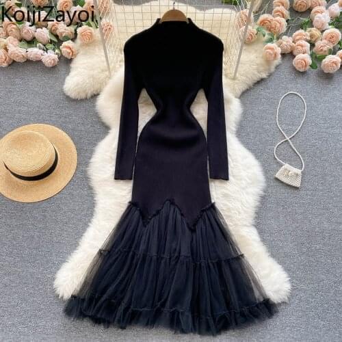 KOIJIZAYOI Fashionable Knitted Dresses