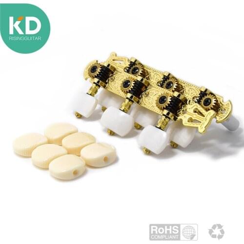 2 PC Per Set High End Classical Guitar Tuning Pegs Machine Heads Tuning keys Gold Color