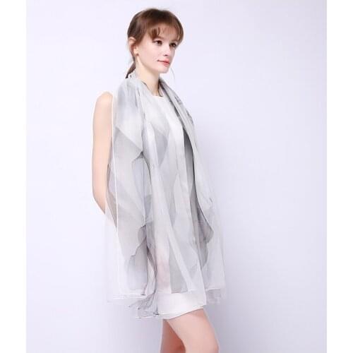 Summer New Fashion Women Long And Thin Chiffon Scarf Oversizes 195x140cm Shawl Muffler Muslim Hijab sunscreen cape All Match