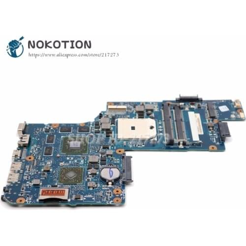 NOKOTION For Toshiba Satellite L850D C850D Laptop Motherboard H000050830 Main board Socket FS1 DDR3 HD7670M Video card