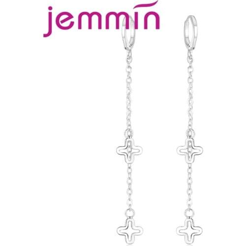 New Arrival Exquisite Hollow Flower Design Earring Loverly Woman Girls Trendy Festival Gift 925 Sterling Silver Jewelry