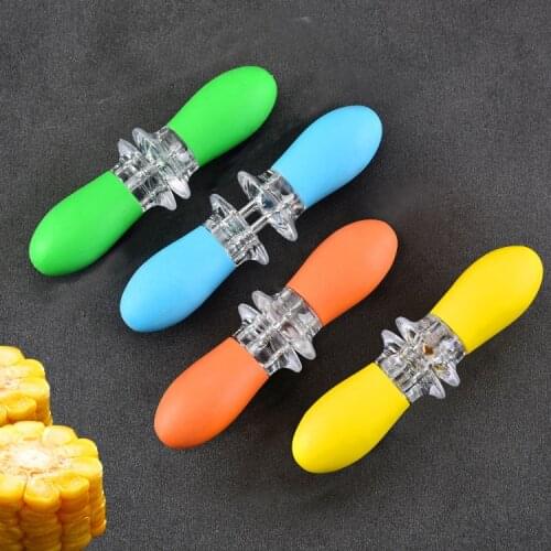 Factory wholesale stainless steel corn fork barbecue inserted fruit fork convenient heat-resistant barbecue fork corn needle