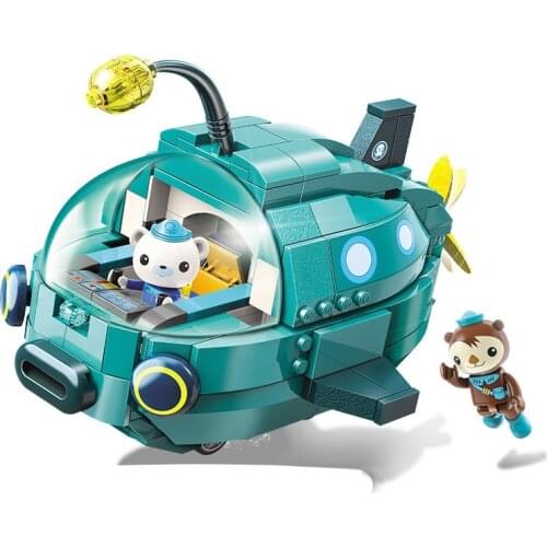 ENLIGHTEN Creator Ideas City Lantern Fish Boat Octonauts Cartoon Building Blocks Model Sets Kids Compatible