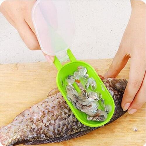 Scraping Scale Kill Fish With Knife Machine Creative Multipurpose Home Novel Supply Kitchen Garden Cooking Tool Clean Convenient
