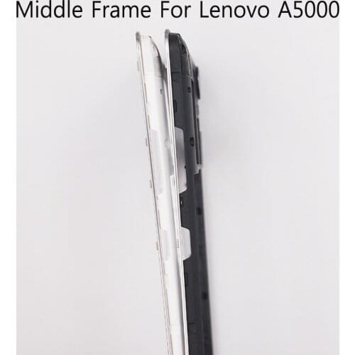 Middle Frame For Lenovo A5000 Housing Without Power Volume Buttons Replacement Repair Part