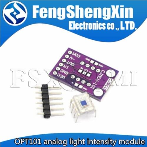 OPT101 Light Analog Light Intensity Sensor Module Single Chip Photoelectric Diode 14KHz CJMCU-101