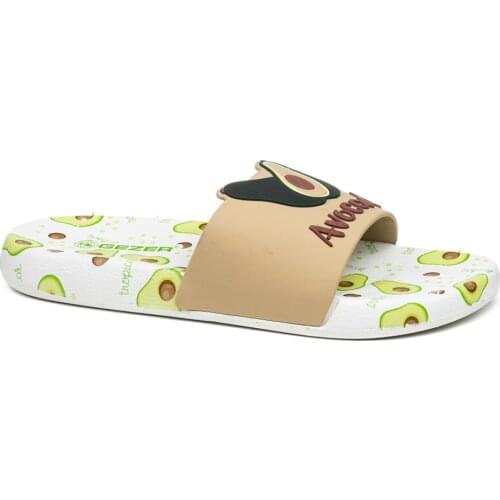 Women Summer with Avocado Pattern Soft Slippers Cute Vivid color Light and Comfortable Slip-Resistant Outsole Pool Beach Sea Daily 2021