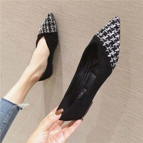 New Women Flats Patchwork Women Shoes Casual Single Ballerina Shallow Mouth Zapatos De Mujer