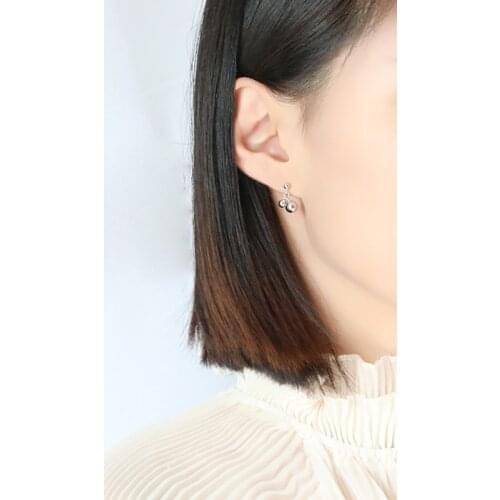 925 sterling silver Stud Earrings for Women Elegant Wedding Jewelry pendientes mujer moda 2019 Brincos