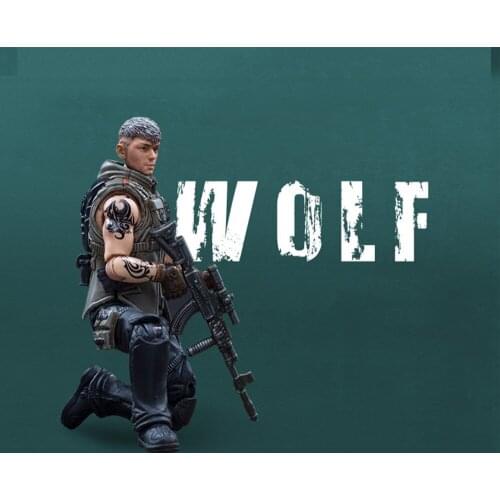 1/18 Scale Soldier White Wolf Toys Muscle Man US Military For Collection Fans Toys Full Set Figure