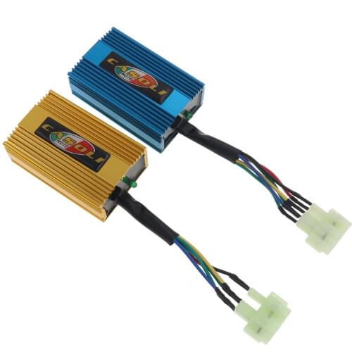 1pcs 6 Pin Racing AC CDI GY6 Round Pin Ignition Box For 50cc 90cc 110cc 125cc 150cc 2 stroke Engine Moped Scooter ATV Quad Buggy