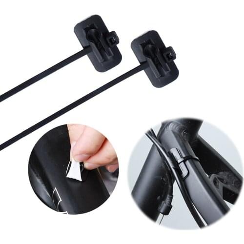 4Pcs MTB Road Bike Brake Oil Cable Guide Fitting Line Tube Housing Base Clip Bicycle Universal Brake Cable Shift Cable Oil Pipe