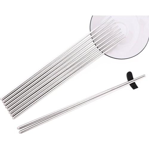 4Pair14 Inch Extra Long Stainless Steel Hot Pot Chopsticks for Cooking Frying Noodle Food Chopstick set Chinese Kitchen Tools