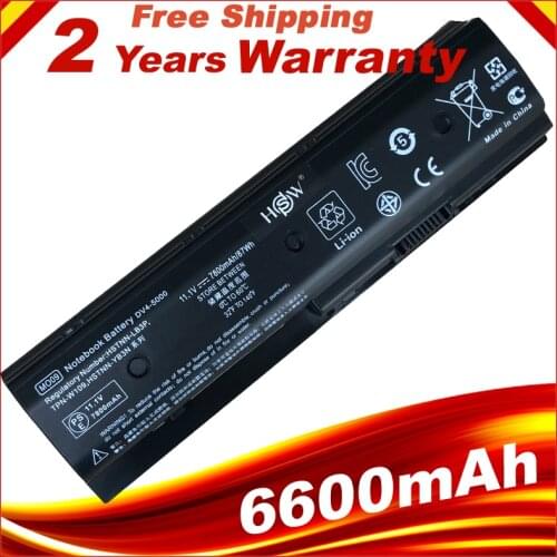 7800mAh high capacity battery MO06 For HP Pavilion DV4-5000 DV6-7002TX DV7-7000 HSTNN-LB3N HSTNN-UB3P HSTNN-LB3P 671731-001