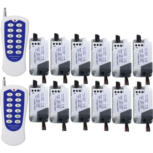 1000M AC220V RF Wireless Remote Control transmitter and receiver tubular motor garage door projection screen shutters window