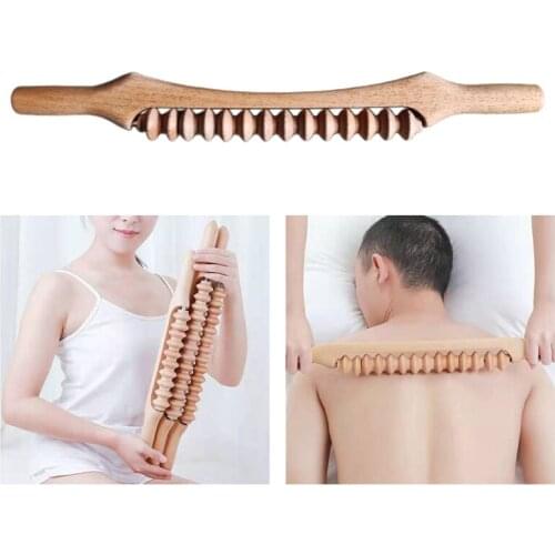Wood Gua Sha Massage Tool Guasha Scraping For Release Back Neck Pain Massager Scraper Treatment Cellulite Massager Rod