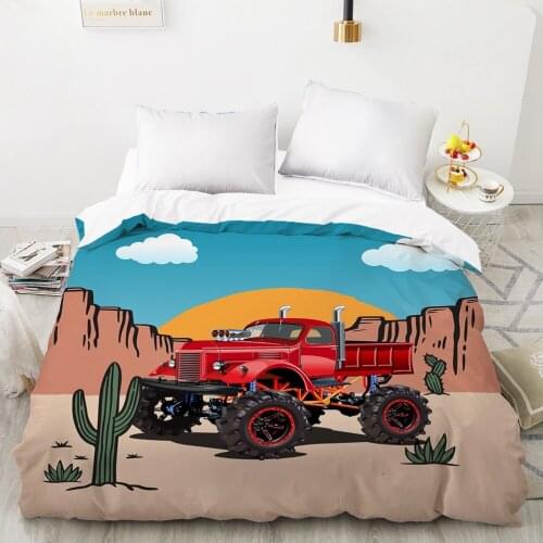 Car Cartoon Kids Duvet cover Quilt/Blanket/Comfortable Case Bedding for children baby girls 140x200 240x220 for Home sun