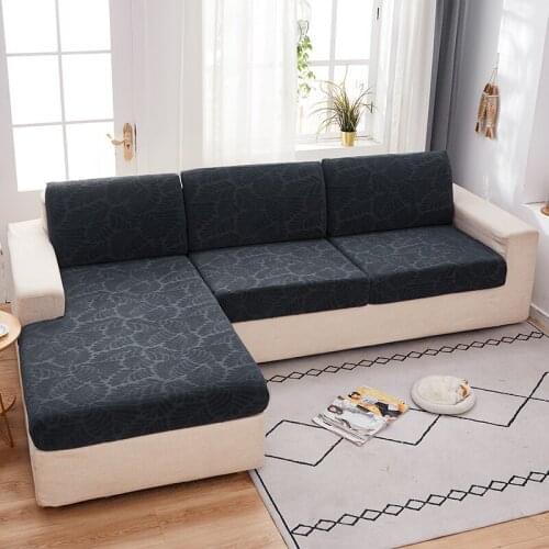 Sofa Seat Cushion Cover Chair Cover Pets Kids Furniture Protector Sofa Cover Elastic Removable Slipcover Washable Polyester 1pcs