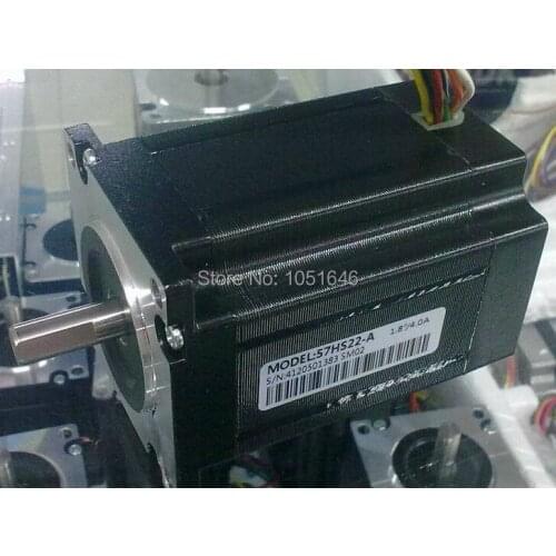 57HS22 Leadshine two phase stepper motor 57HS22 NEMA 23 length 80MM toque 2.2NM shaft 8MM length 20mm 8 motor leads