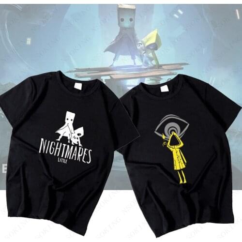 Anime Little Nightmares 2 Cosplay T-shirt Men Women Short Sleeve Tee Tops Unisex