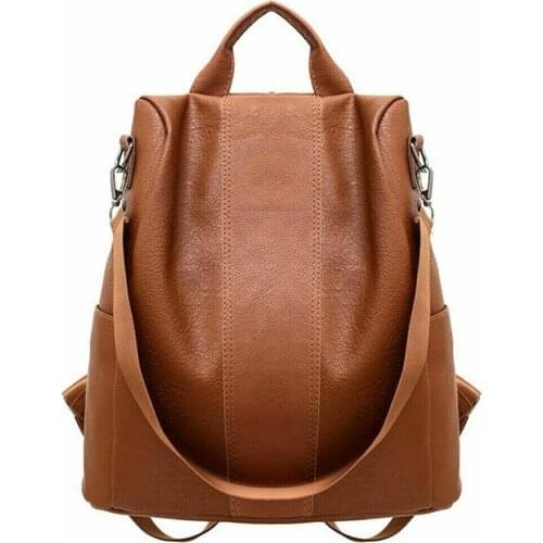 Fashion Womens Backpack Leather Bag Travel Lady Backpack Girls Shoulder School Bag