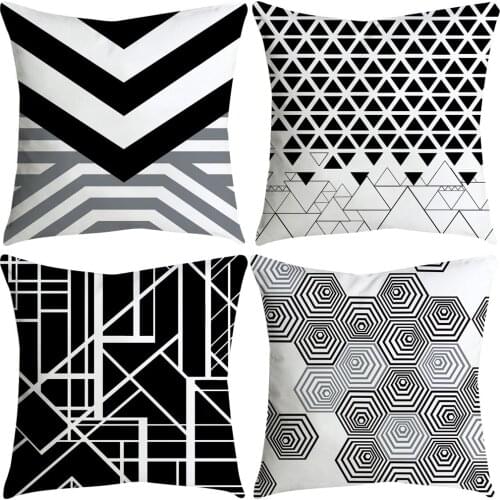 Set Of 4 Cushion Cover Decorative Blue And White Porcelain Throw Pillow Cover 18” X 18” Cojines Decorativos Housse De Coussin