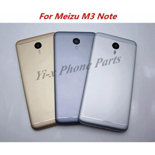 New Metal Back Battery Housing Cover for Meizu M3 Note Back Cover Door Shell for Meilan Note 3