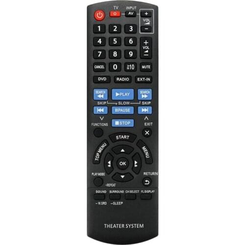 New Replacement Remote Control N2QAYB000694 for Panasonic Home Theater System SA-XH70 SC-XH70