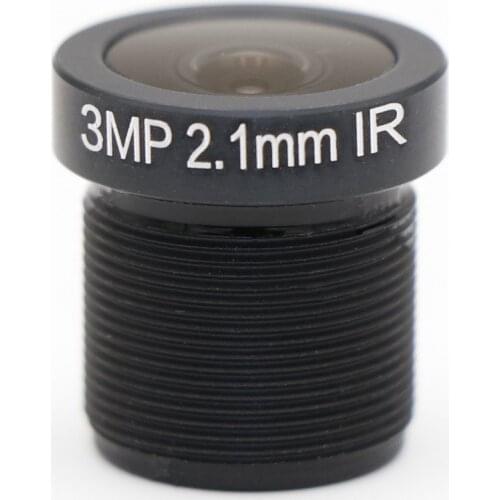 2.1mm Lens 3.0 MegaPixel Wide-angle 150 Degree MTV M12 x 0.5 Mount Lens For CCTV Security Camera