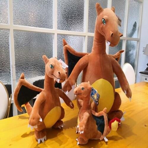 30-45cm Cute and thick stuffed animal toy cartoon stuffed charizard doll soft pillow cushion kids girls birthday chrismas gifts