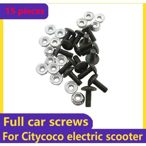 Anti-theft Cover Plate Screw Stainless Steel Screw Battery Battery For Citycoco Modified Accessories parts