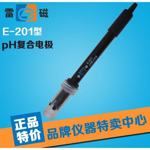 Shanghai Leici E-201 pH rechargeable pH composite electrode probe sensor [pH] genuine