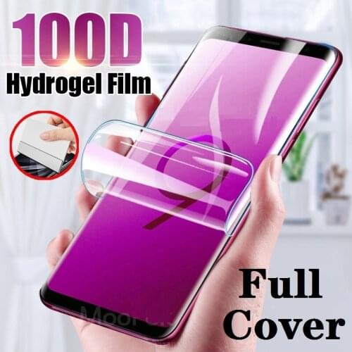 100D Screen Protector For Samsung Galaxy S10 S9 S8 S20 Plus Ultra Full Cover Soft Film For Samsung Note 10 9 Film Not Glass