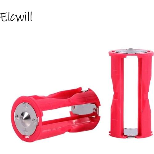 4 AAA to C Size Parallel Battery Convertor Adapter DIY 1/2/3/4 AAA to 1 C Battery Holder Cases Box Convert