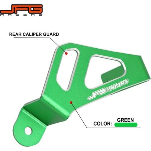 Motorcycle CNC Aluminum Rear Brake Caliper Guard Protect For KAWASAKI KX125 KX250 KX500 KLX250 KLX250S KDX200 KDX220R KLX300R
