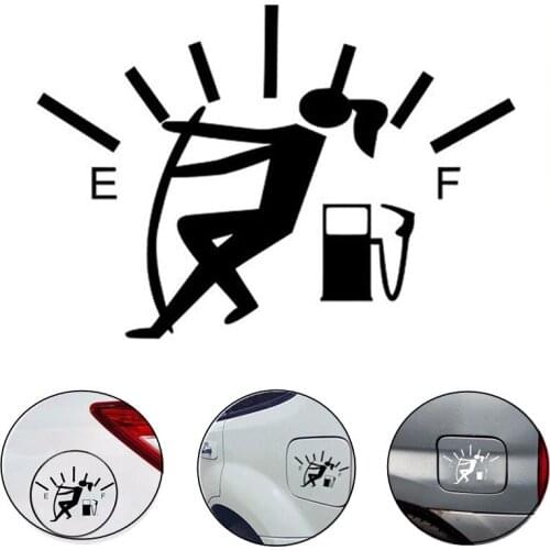 Car Stickers Waterproof Body Gas Gun Girl Reflective Self-Adhesive Fuel Tank Funny Decoration Motorcycle Auto Accessories