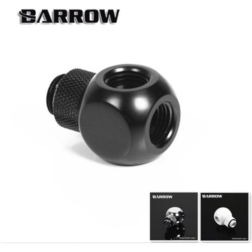 Barrow TX3T-A01 G1 / 4 "X3 Black silver Extender rotation 3-Way cubic Adaptor seat water cooling computer accessories