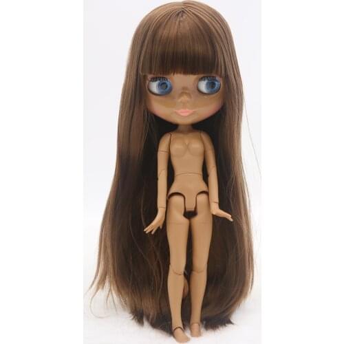 Free shipping Series NO.BLKS 769 Brown HAIR BLYTH(black skin)